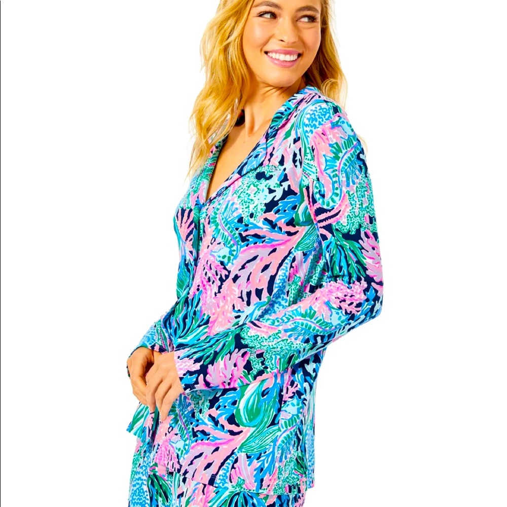 Lilly Pulitzer Bringing Mermaid Back Pajama Set